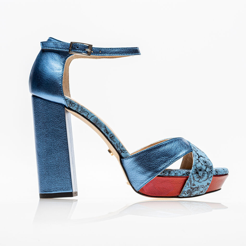 platform shoes Actitud Platforms platform heelsRoyal Blue - Anabella by Rossy Sanchez